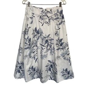 Alex Marie Floral Skirt‎  Women's 6 A-Line Pockets Vacation Resort Cruise